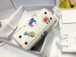 Dior Lady Dior Mini Bag Fake in White Calfskin with Pixel Zodiac Print - Image 3