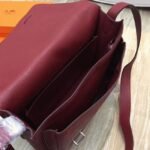 Ruby Fake Designer Hermes Steve Messenger Bag - Image 2