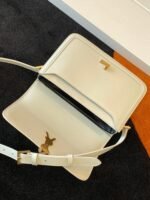 Fake Saint Laurent Medium Solferino Bag White Calfskin - Image 10