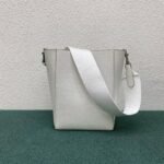 Top Quality Fake Celine Sangle Small Bucket Bag In White Calfskin - Image 8