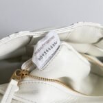 Top Quality Replica Bottega Veneta Cassette Bag In White Foulard Intreccio Calfskin - Image 8