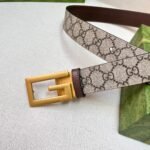 Square G reversible leather belt - Image 4