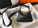 Fake Hermes Lindy Mini handbag in black - Image 7
