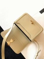 Replica Saint Laurent Small Solferino Bag Beige Calfskin - Image 9