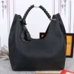 LV Mahina Carmel Hobo In Black