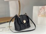 Top Quality Replica Chloe Penelope Small Shoulder Bag in Black Grained Calfskin - Image 4