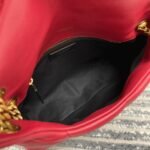 Replica Saint Laurent Puffer Small Chain Bag Red Lambskin - Image 8