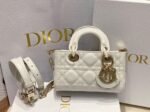 Dior Lady D-Joy Micro Bag Knockoff in White Cannage Lambskin - Image 9
