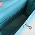 Blue Atoll Epsom Replica Hermes Kelly Sellier 28cm Vibrant Purse - Image 8