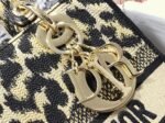 Dior Lady D-Lite Medium Bag Replica in Beige Multicolor Mizza Embroidery - Image 4