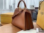 Top Quality Replica Fendi Peekaboo ISeeU Medium Bag In Brown Calfskin - Image 6