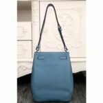 Jean Blue Leather Fake Hermes So Kelly 22cm Casual Handbag - Image 8