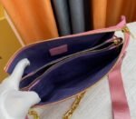 Louis Vuitton Coussin PM Bag In Pink And Purple With Jacquard Strap - Image 6