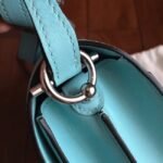 Blue atoll fake Hermes Mini Sac Roulis handbag - Image 6