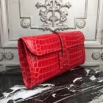 Red fake Hermes Jige Elan 29 clutch bag - Image 8