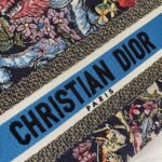 Dior Lady D-Lite Medium Bag Replica in Blue D-Constellation Embroidery - Image 8