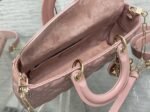 Dior Lady D-Joy Medium Bag Replica in Peony Pink - Image 4