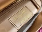 Dior Lady Dior Mini Chain Bag Fake in Satin with Pink Resin Pearl Embroidery - Image 3
