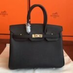 Top Grade AAAAA Hermes Birkin 25cm Imitation in Black