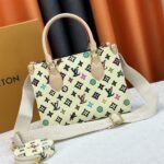 Louis Vuitton Monogram Craggy Onthego PM Tote In Vanilla