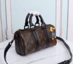 Louis Vuitton Monogram Canvas Mens Zoooom With Friends Nano Keepall Travel Bag - Image 2