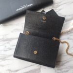 MONOGRAM CHAIN WALLET IN CROCODILE EMBOSSED SHINY LEATHER - Image 5