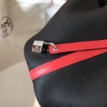 High quality bicolor black replica Hermes Picotin Lock 18cm handbag - Image 3