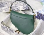 Dior Saddle Bag Faux in Green Grained Calfskin - Image 2