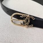 Chanel casual style leather logo belts - Image 2