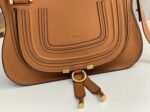 Top Quality Replica Chloe Marcie Small Double Carry Bag in Blue Grained Leather - Image 3