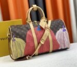 Louis Vuitton X YK Monogram Canvas Keepall 45 Luggage In Pumpkin - Image 2