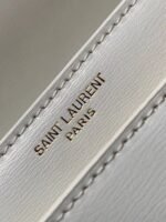 Knockoff Saint Laurent Sunset Medium Chain Bag White Calfskin - Image 3