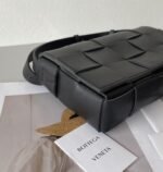 Top Quality Faux Bottega Veneta Cassette Bag In Black - Image 8