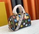 Louis Vuitton X YK Monogram Canvas Speedy 20 Handbag With Textile Strap In Style 2 - Image 2