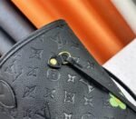 Louis Vuitton X TM Monogram Empreinte Neverfull MM In Black With Style 2 - Image 9