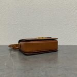 Top Quality Replica Celine Triomphe Teen Bag In Black Triomphe Canvas - Image 5