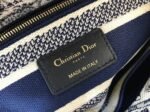Dior Lady D-Lite Medium Bag Knockoff in Blue Toile de Jouy Embroidery - Image 9