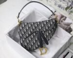 Dior Saddle Bag Knockoff in Blue Dior Oblique Jacquard - Image 11