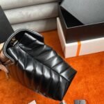 Replica Saint Laurent LouLou Medium Chain Bag Black - Image 7