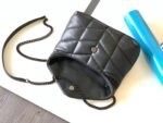 Yves Saint Laurent Loulou Puffer Small Quilted Leather Clutch In Black - Image 7