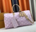 Louis Vuitton Speedy P9 Bandouliere 50 Bag In Light Hot Pink