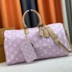 Louis Vuitton Speedy P9 Bandouliere 50 Bag In Light Hot Pink