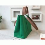 Bamboo Canvas Replica Hermes Cabag Elan Everyday Handbag - Image 3