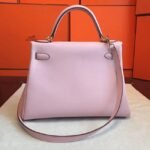 Rose Dragee Swift Knockoff Hermes Kelly Retourne 32cm Purse - Image 2