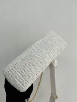 Prada Re-Edition Crochet Bag Fake in White - Image 7