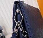 Louis Vuitton Coussin PM Bag In Navy Blue With Jacquard Strap - Image 8