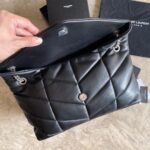 PUFFER SMALL BAG IN QUILTED SUEDE - Image 4