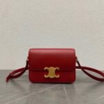 Top Quality Knockoff Celine Triomphe Teen Bag In Red - Image 4