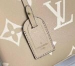 Louis Vuitton Bicolor Monogram Empreinte Leather Petit Palais Handbag In Tourterelle Gray And Cream - Image 9