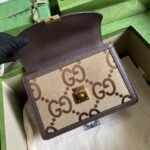 GUCCI BAMBOO 1947 JUMBO GG SMALL TOP HANDLE BAG - Image 3